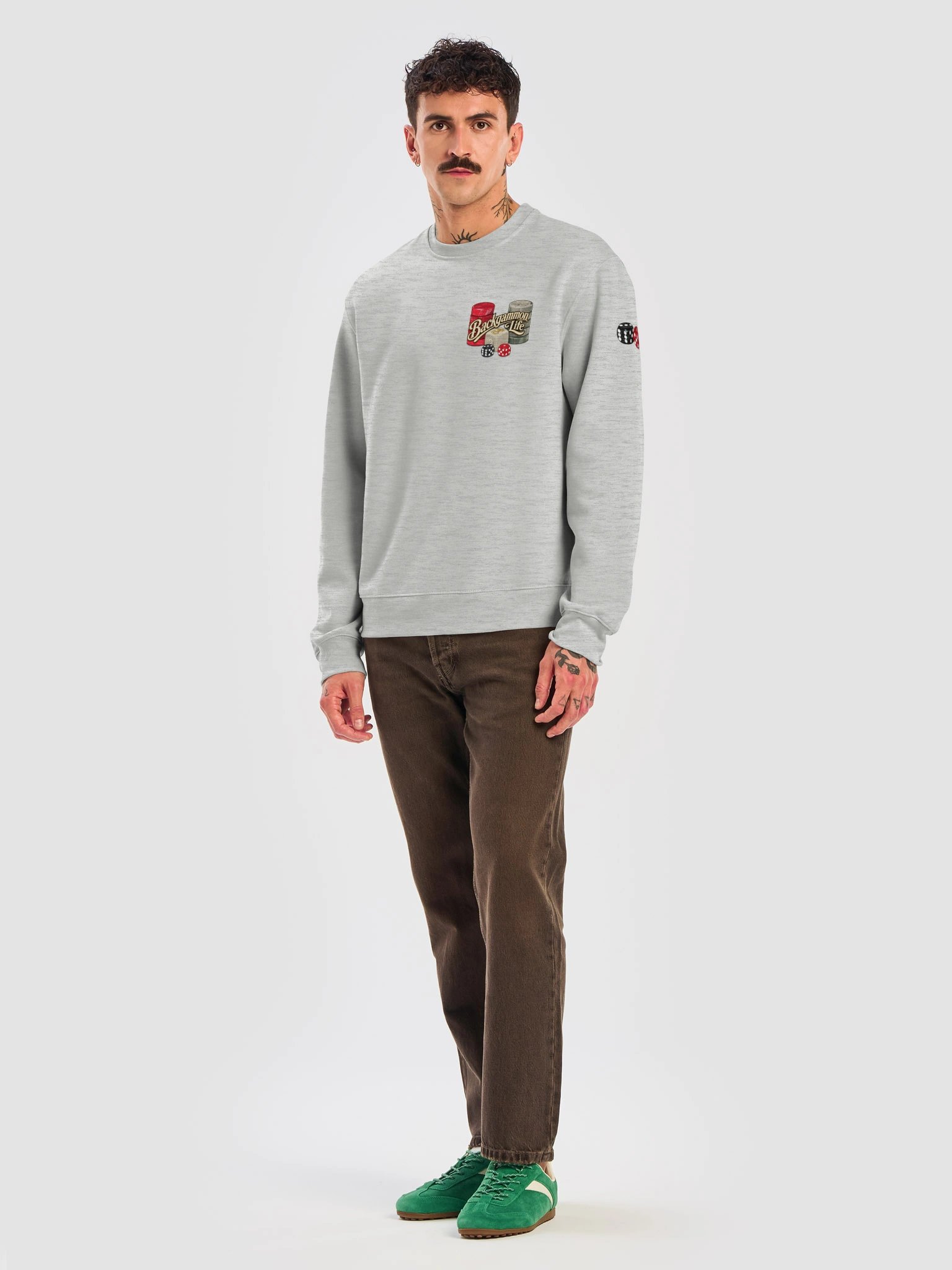 Backgammon Life Dice & Checkers Sweatshirt product image (8)