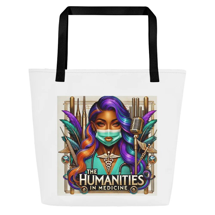 Humanities In Medicine Amazing Amber Eyes Large Tote Bag product image (1)