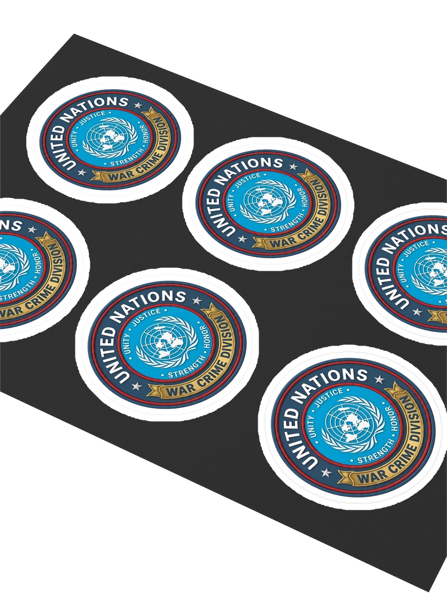 United Nations War Crime Division Stickers product image (2)