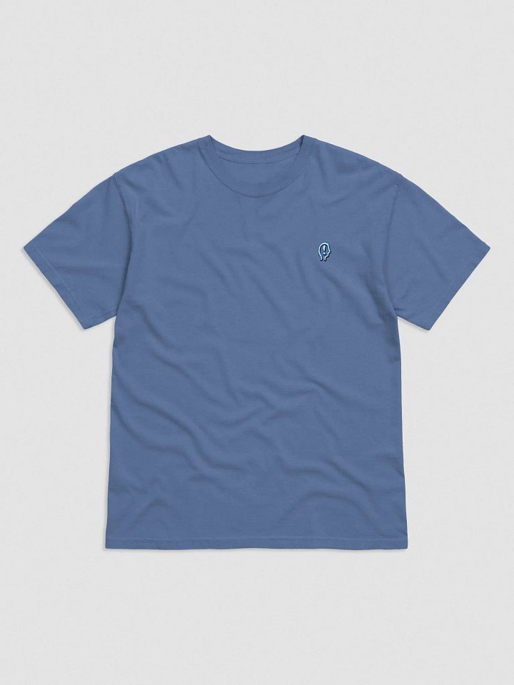 EXCLAIMING MENTALLY (L.C., lined royal) embroidered garment dyed tee product image (13)