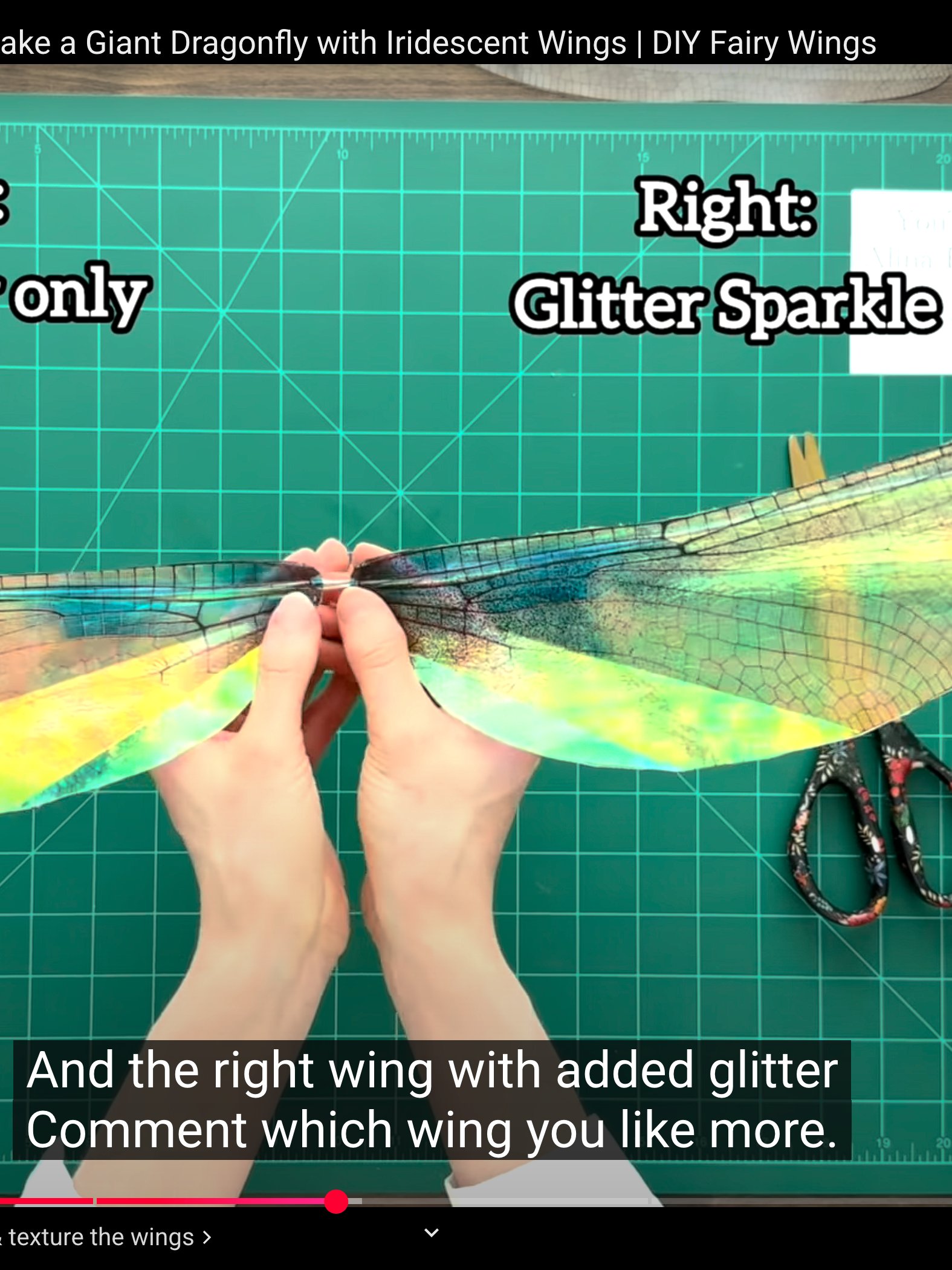 DIY Giant Dragonfly with Iridescent Wings: Templates from Video Tutorial + Materials Checklist product image (6)
