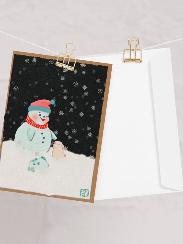 Snowman and Bunnies product image (1)