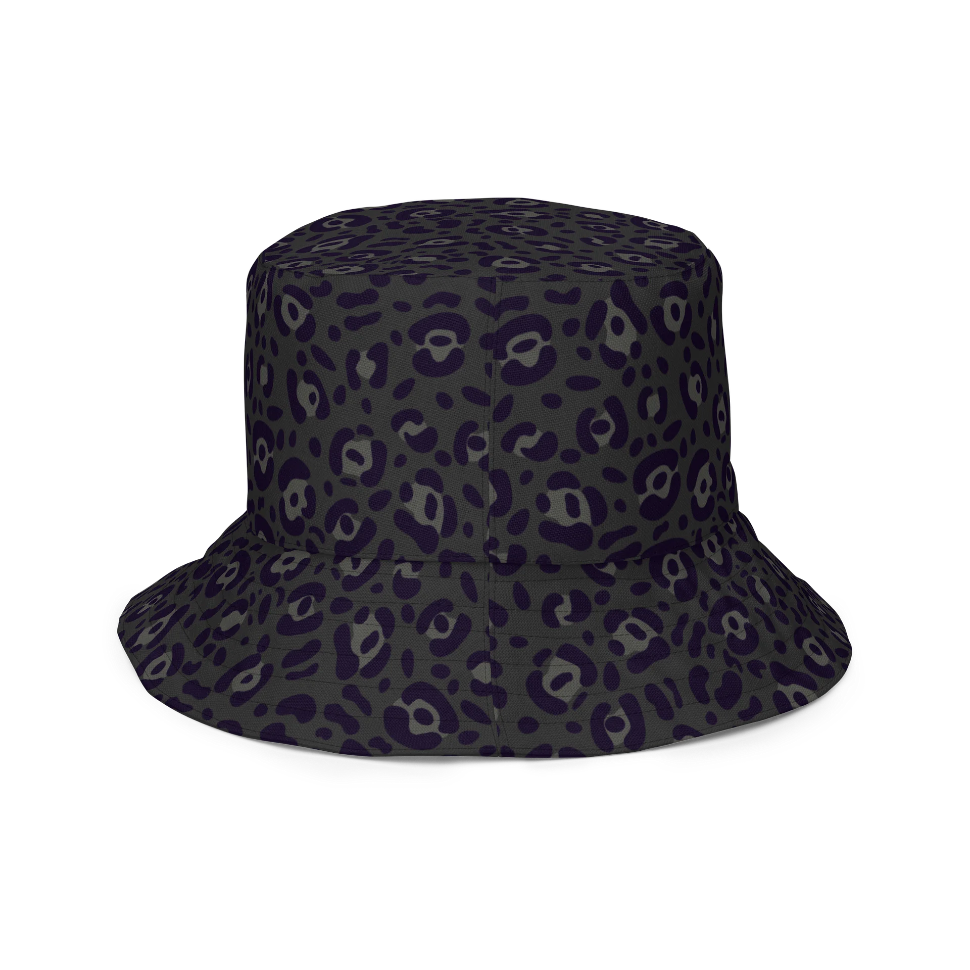 Bold Reversible Bucket Hat with Black Leopard Print product image (4)