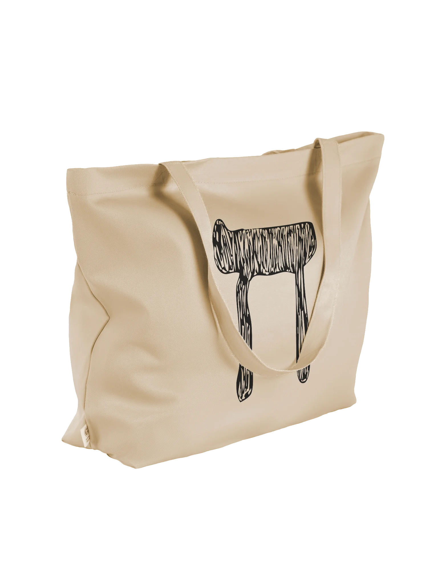 Chai — Hebrew Canvas Tote product image (4)