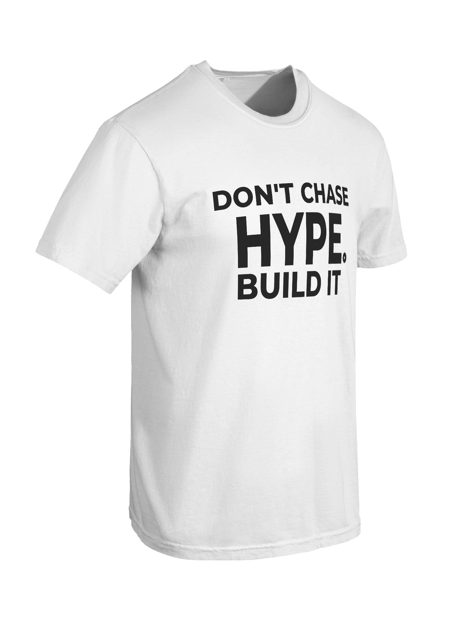 Don't Chase The Hype Relaxed Fit Tee - black logo product image (38)