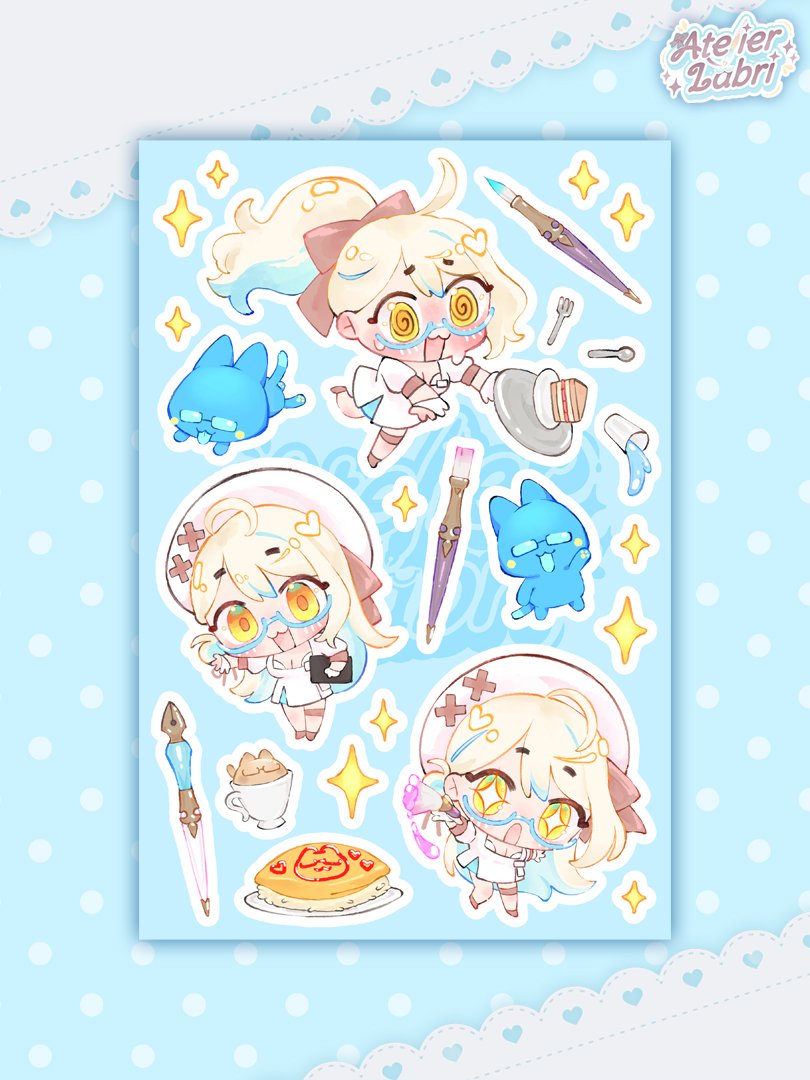 Blair Labri Artist Maid Sticker Sheet product image (1)