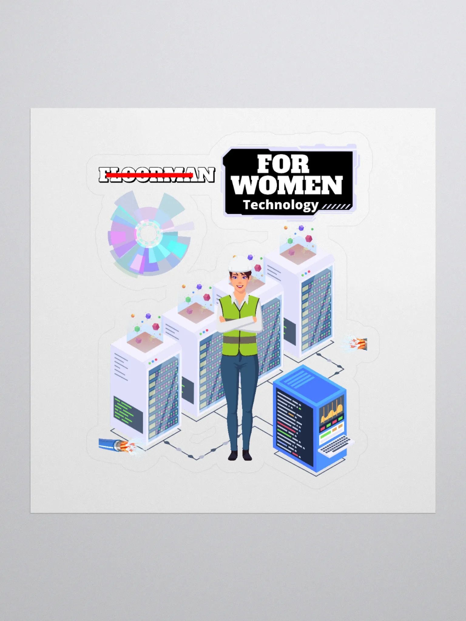 For Women Technology Inspirational Sticker product image (1)