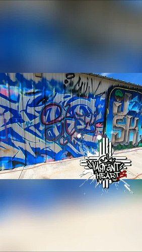 Stepping back into the glory days. Art on the walls, art unfolding in real time. A hopeful glimpse of what's to come. #Vagran...