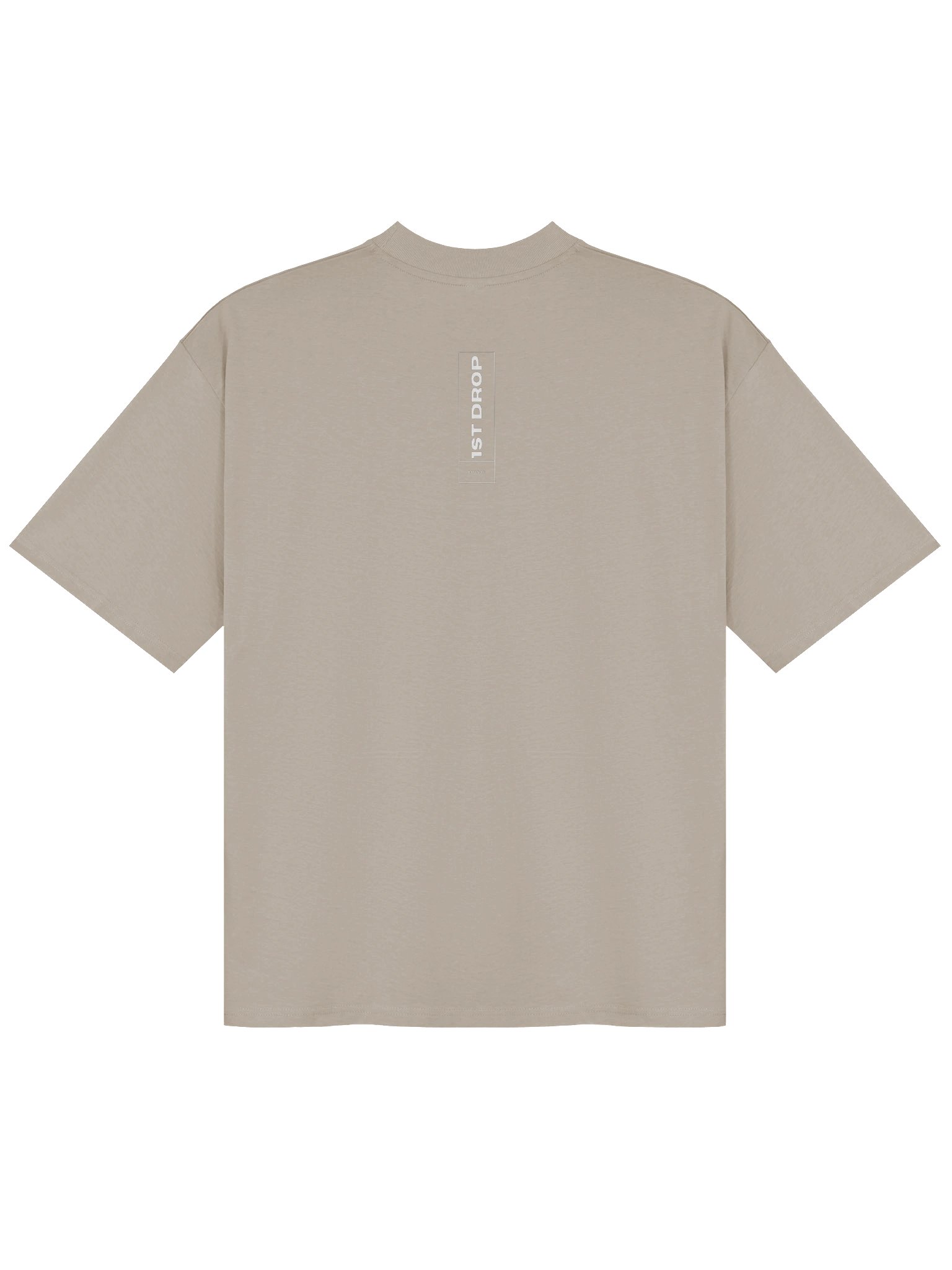 Oso Melodic Beige Oversized T-shirt product image (2)