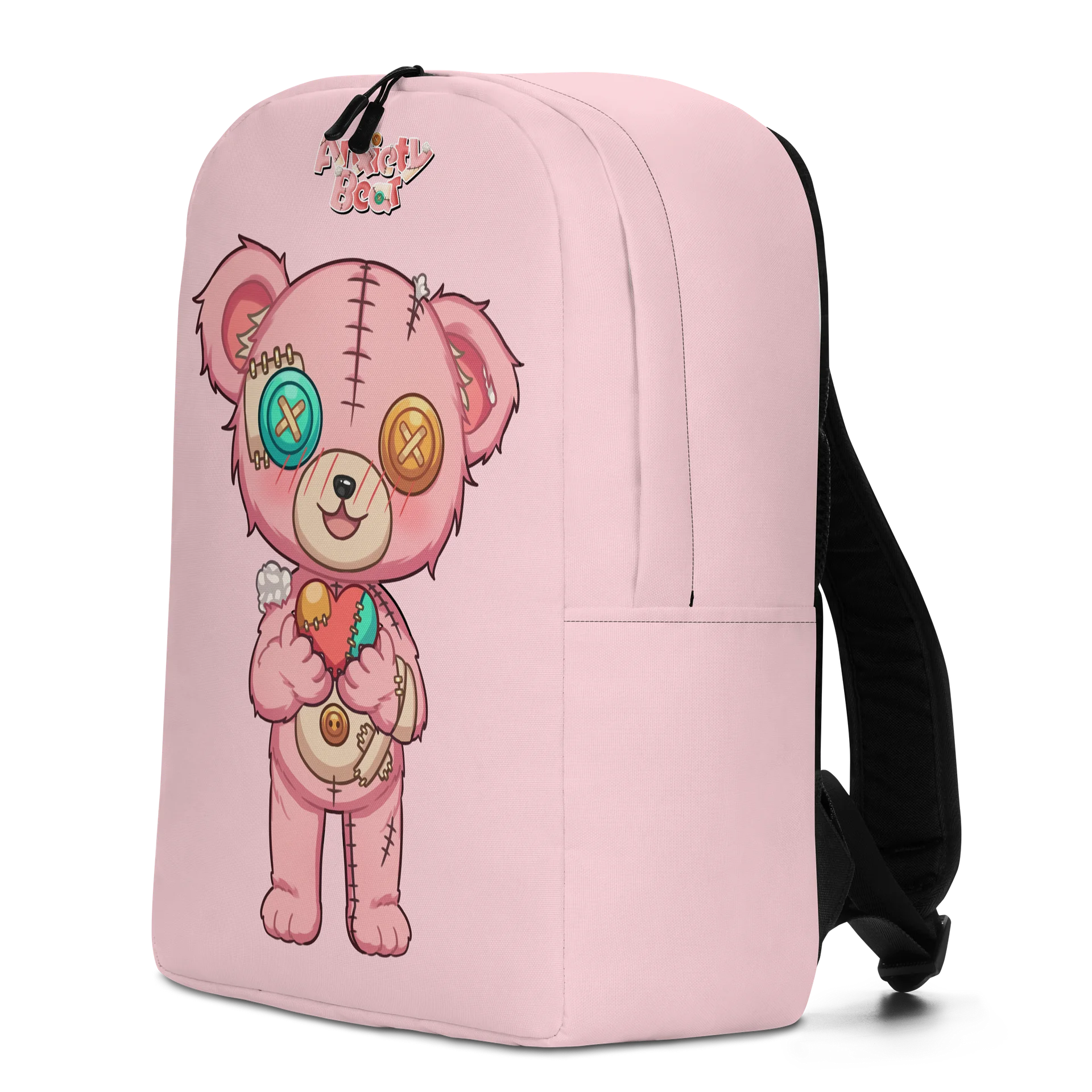 Anxiety Bear Heart Backpack product image (2)