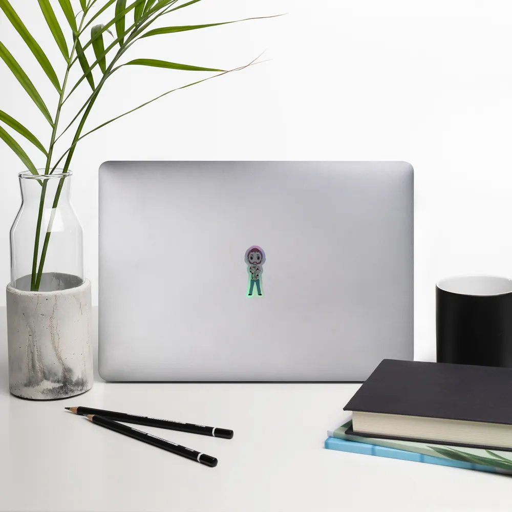 BeardMan Holographic Sticker Set product image (14)