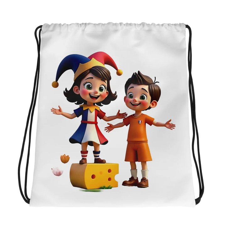 🎒 JessyJesty Netherlands Drawstring Bag product image (1)