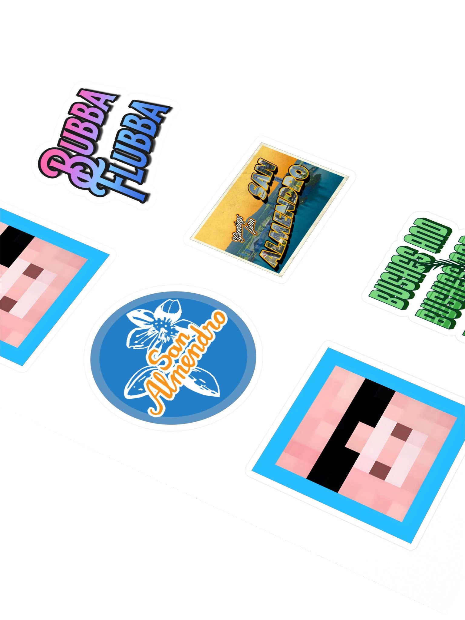 Bubbaflubba Sticker Set product image (2)