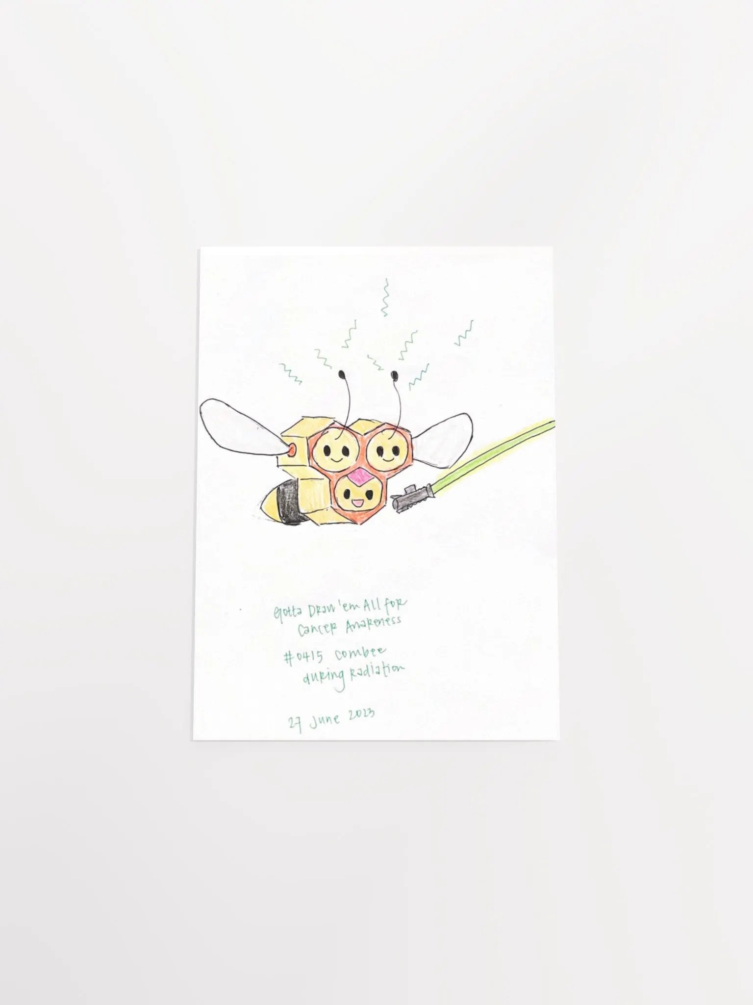 Honeycomb Monster wielding lightsabers for radiation therapy product image (4)