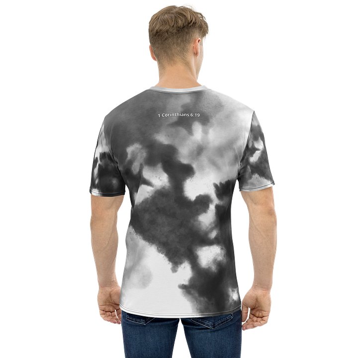 His House Unisex Performance T-Shirt - B&W Tie Dye product image (1)