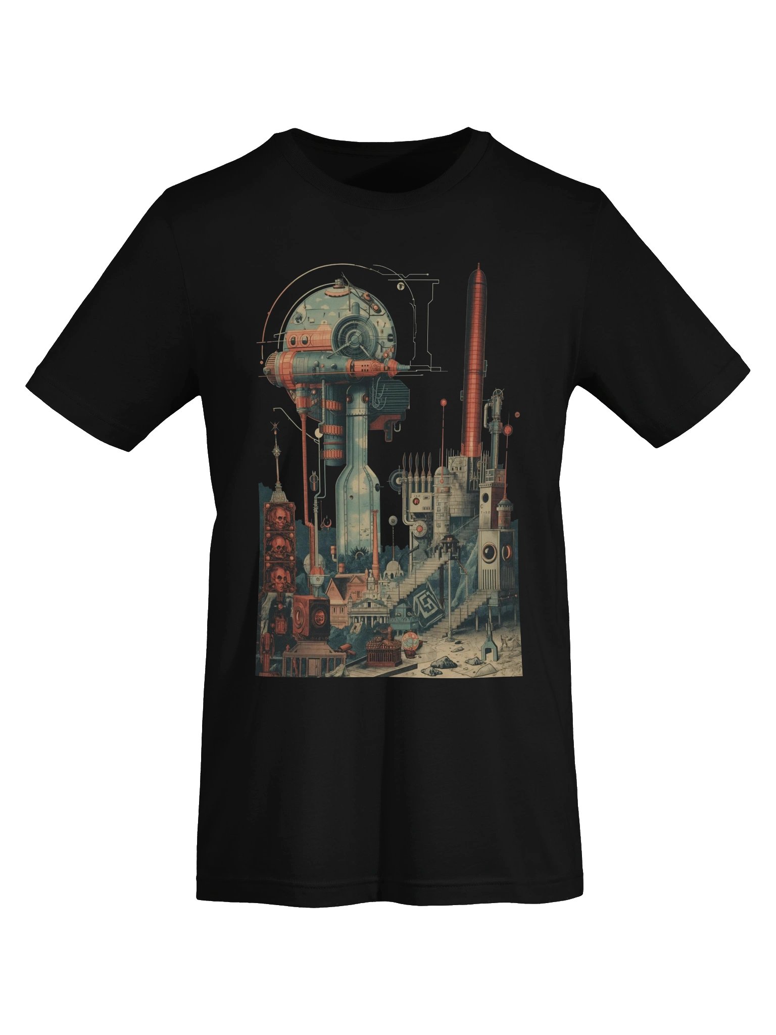 Surreal Industrial Skyline Lightweight T-Shirt product image (4)