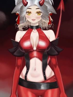 Introducing my 'Demonic Temptation' live2d vtuber model asset bundle! #vtuber #live2d #live2dcubism #vtubestudio #vtubertutorial #vtubers #modelreveal #vtuberassets #vtubermodel #fyp