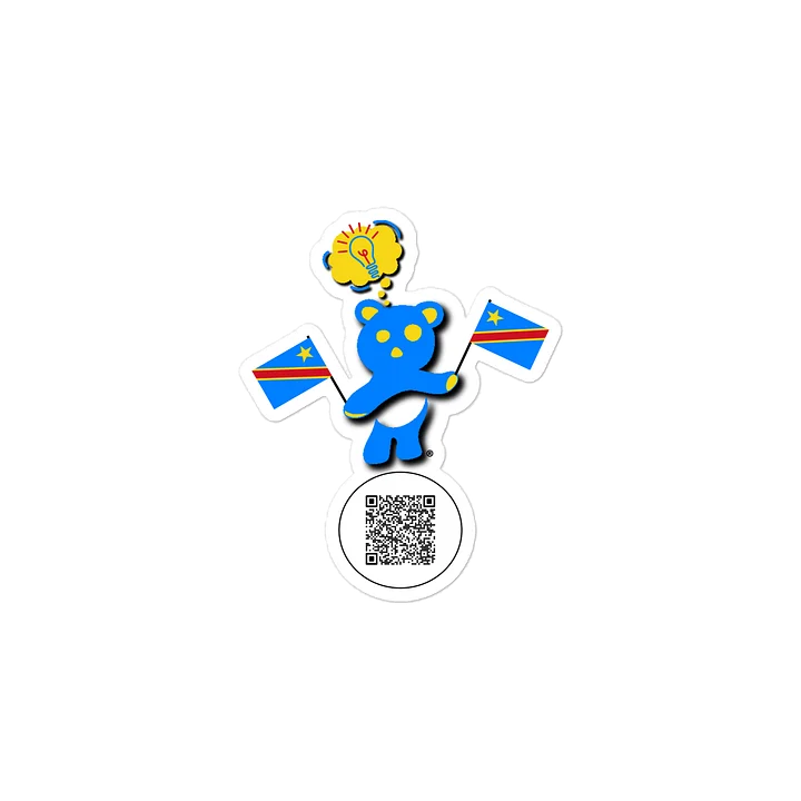 Congo DR — Country Bear Sticker | BehrBrained Media product image (2)