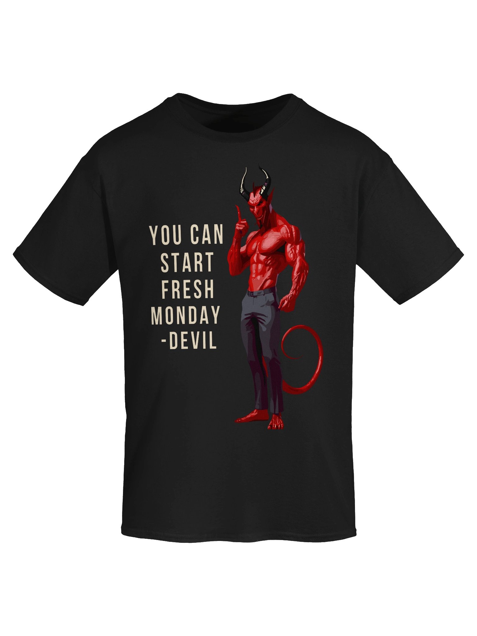 You Can Start Fresh Monday Devil Tee product image (5)