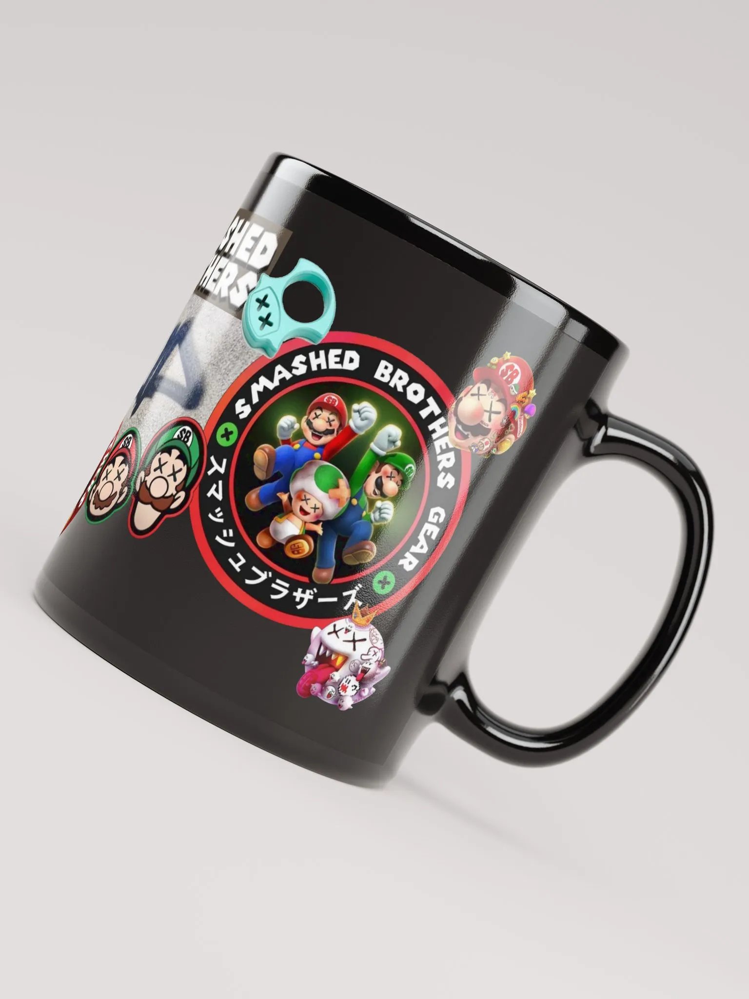 Smashed Brothers Black Mug product image (7)