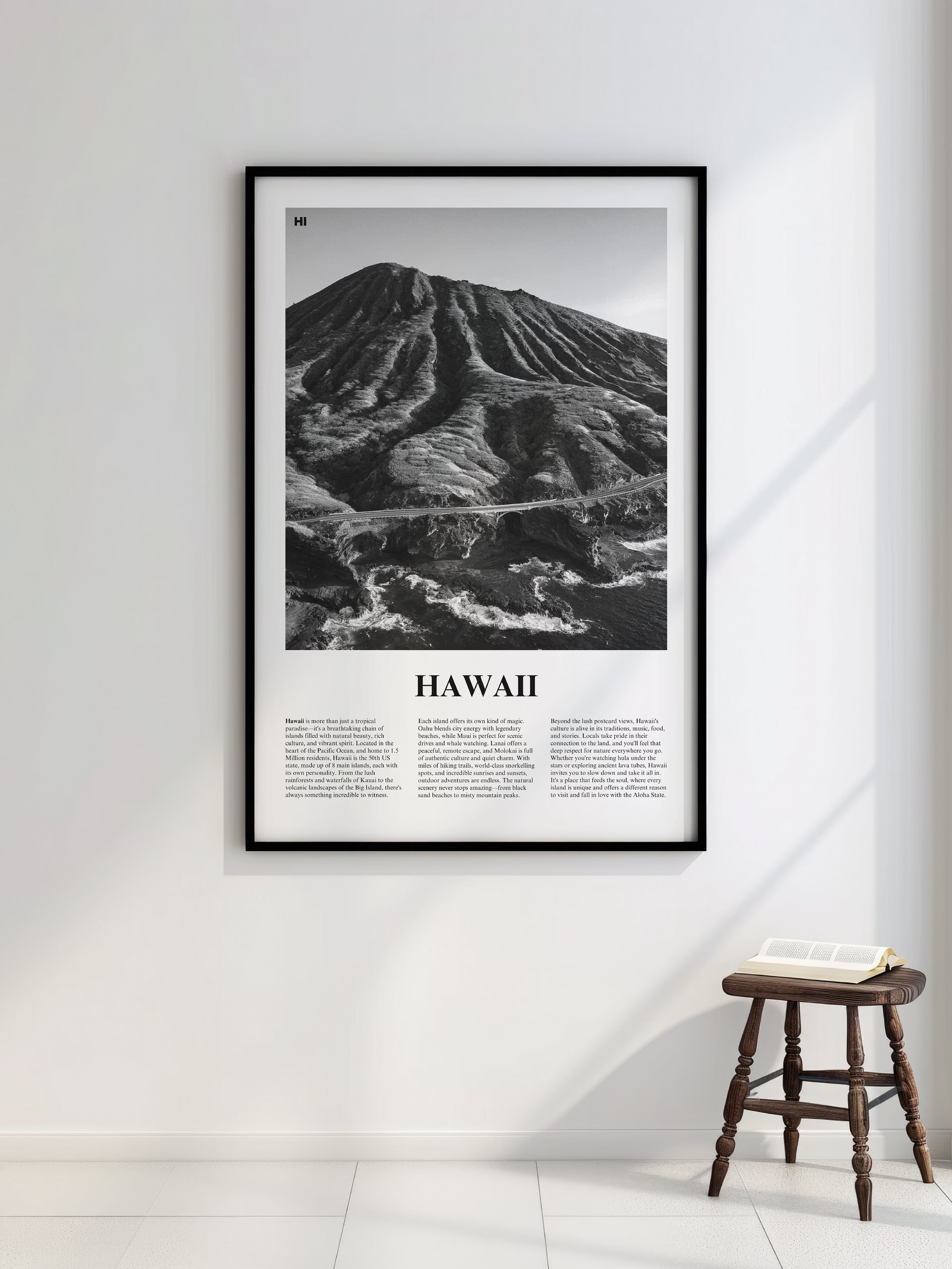 Hawaii 02 Newspaper Poster | Framed product image (2)