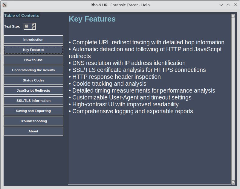 Rho-9 URL Redirect tracer(Linux+windows) product image (1)