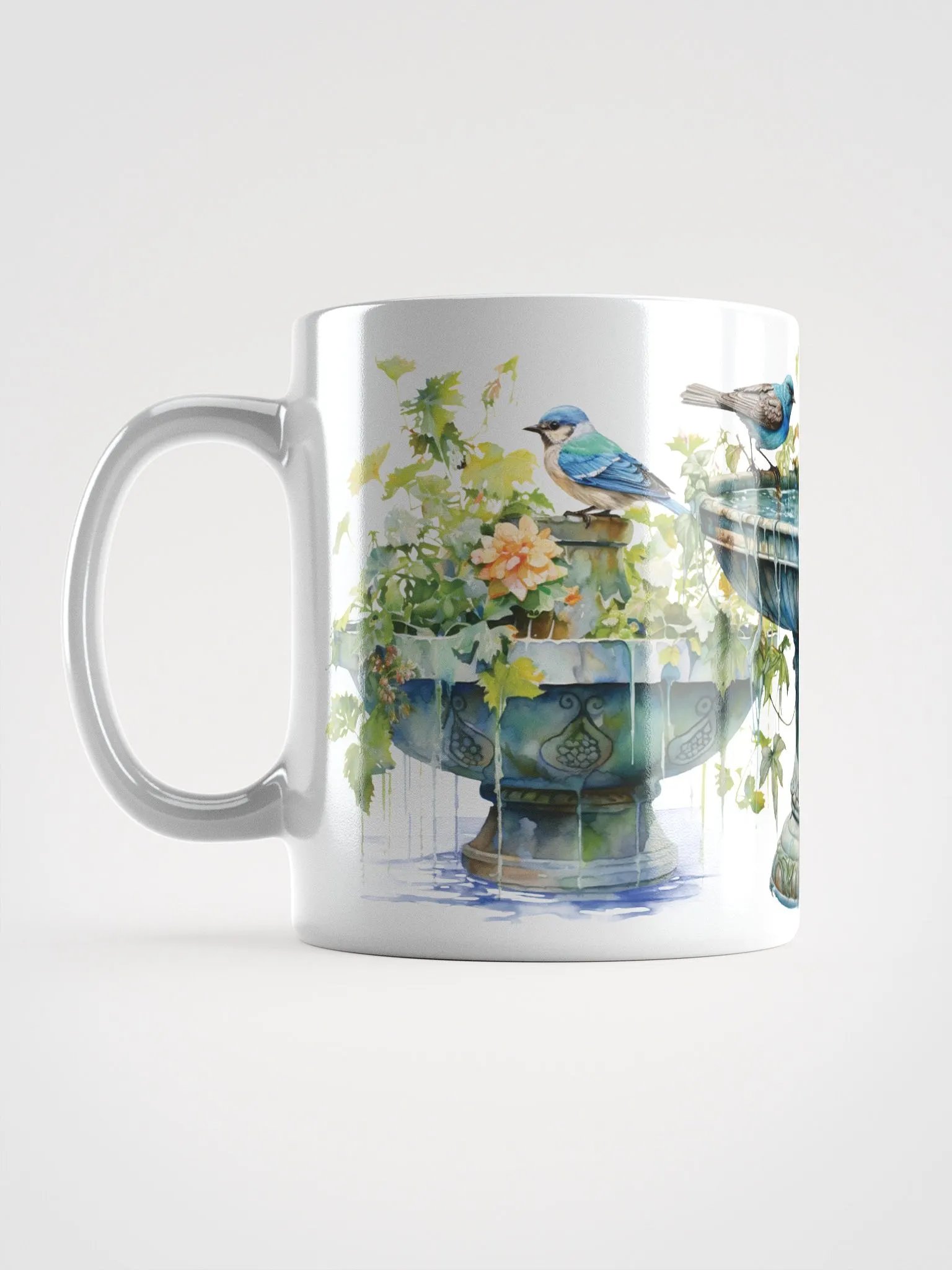 Serene Garden Birdbath Mug product image (6)
