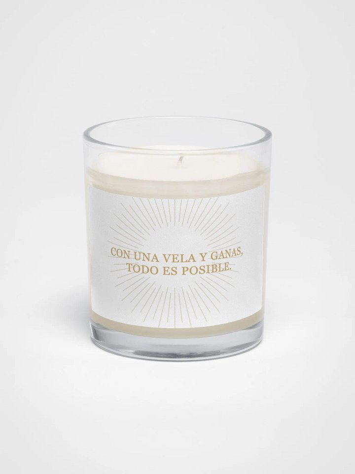 Todo es posible (everything is possible) candle product image (1)