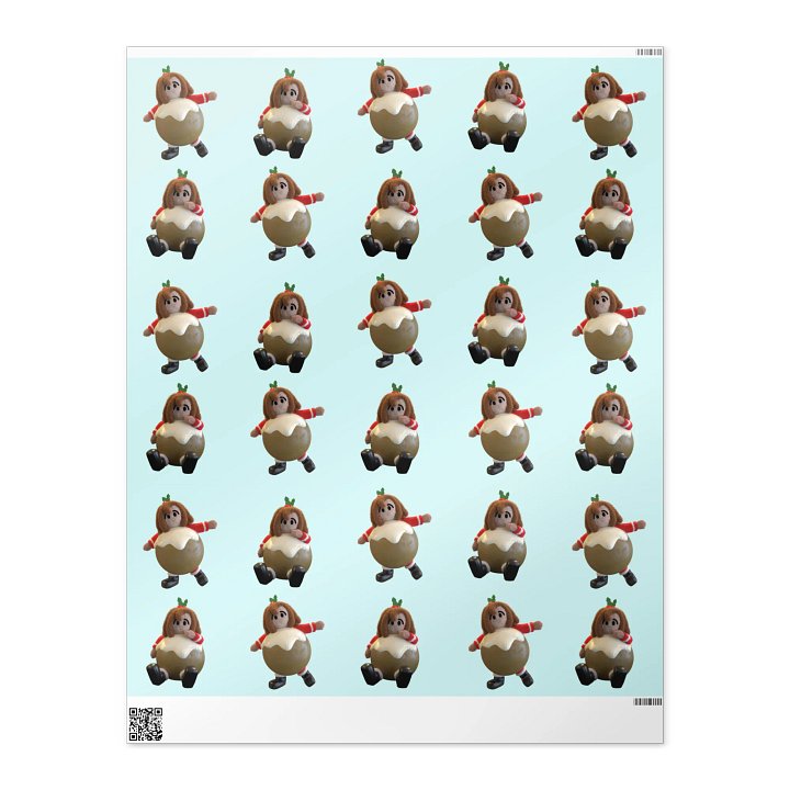 Christmas Pudding (Me!) Wrapping Paper product image (2)