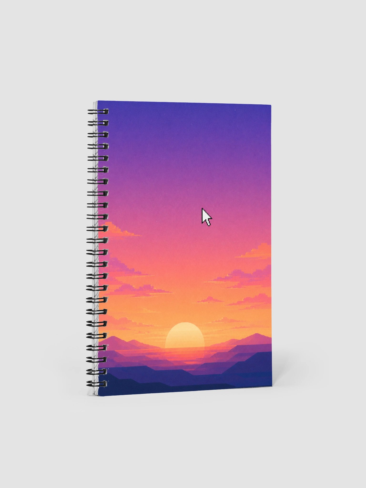 Cursor Sunset — Dotted Spiral Notebook product image (2)
