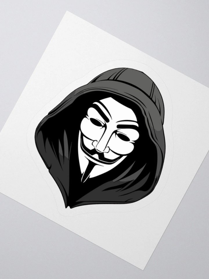 Guy Fawkes Hoodie Sticker product image (6)