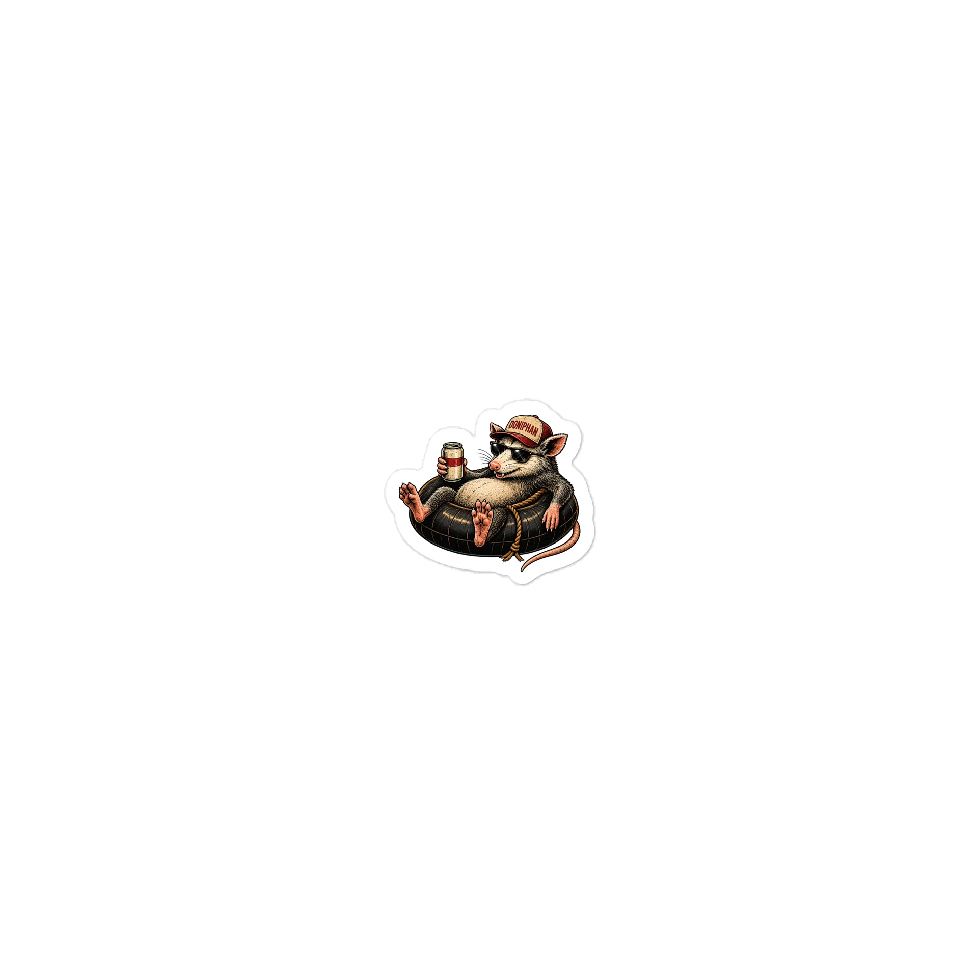 Redneck Rendezvous Possum Sticker product image (2)