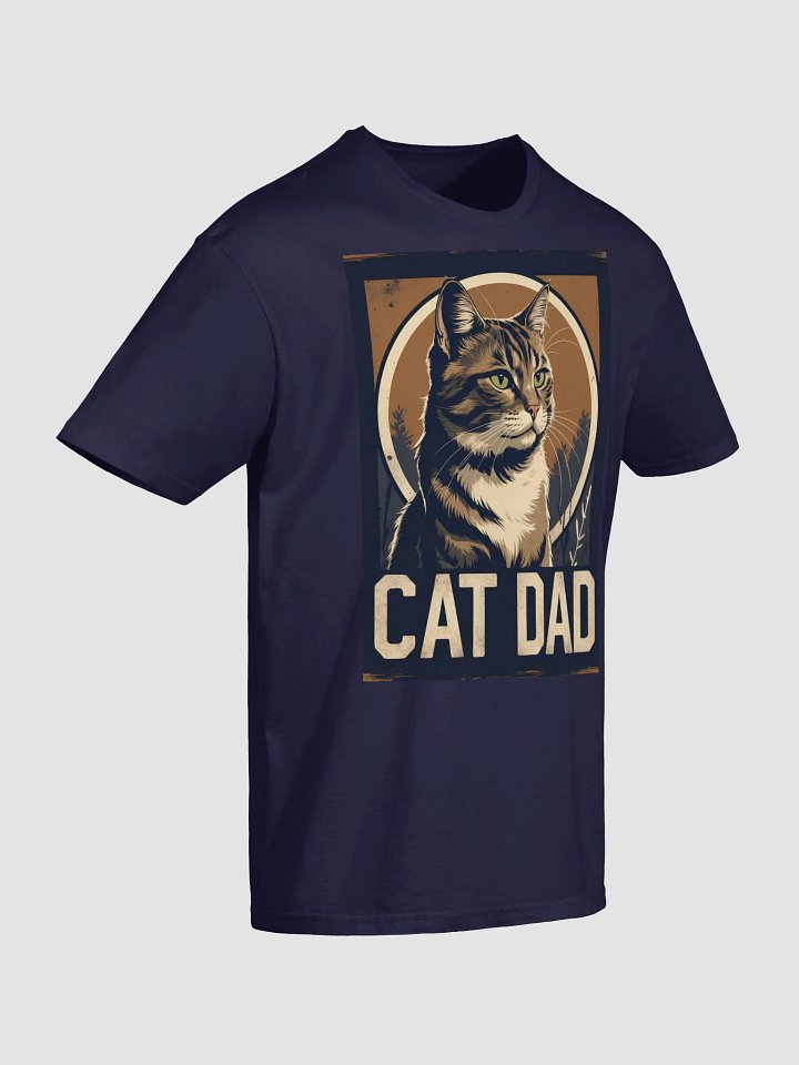 Cat Dad Pride – Rugged Feline Art product image (2)
