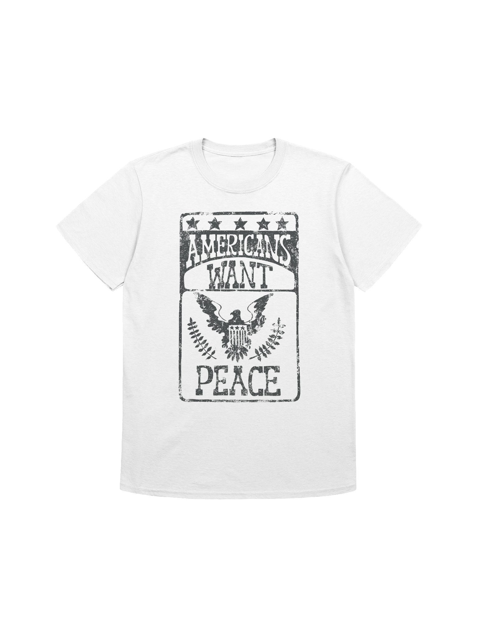 Americans Want Peace Unisex Gildan 64000 T-Shirt product image (1)
