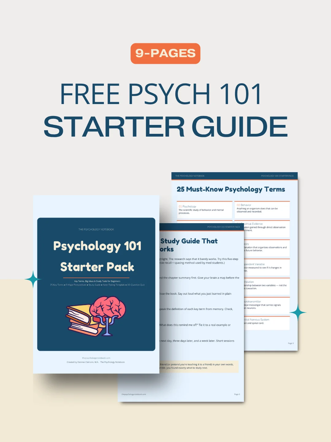 Psych 101 Starter Guide | Free product image (1)