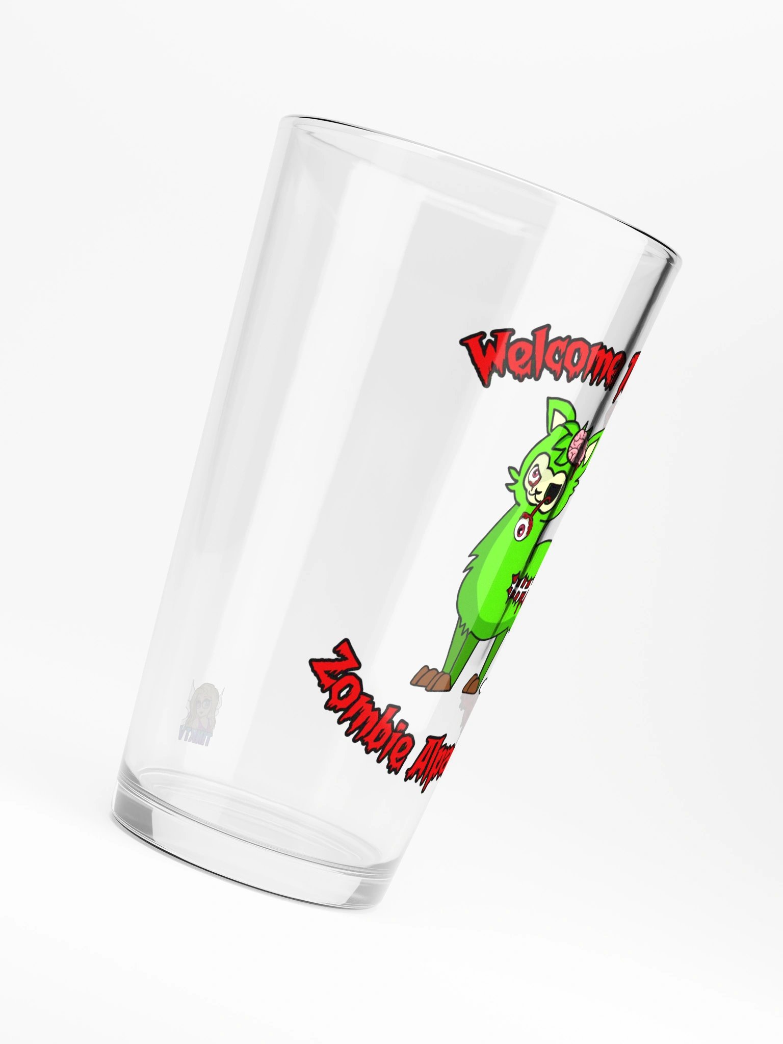 Welcome to the Zombie Alpacalypse Pint Glass product image (6)