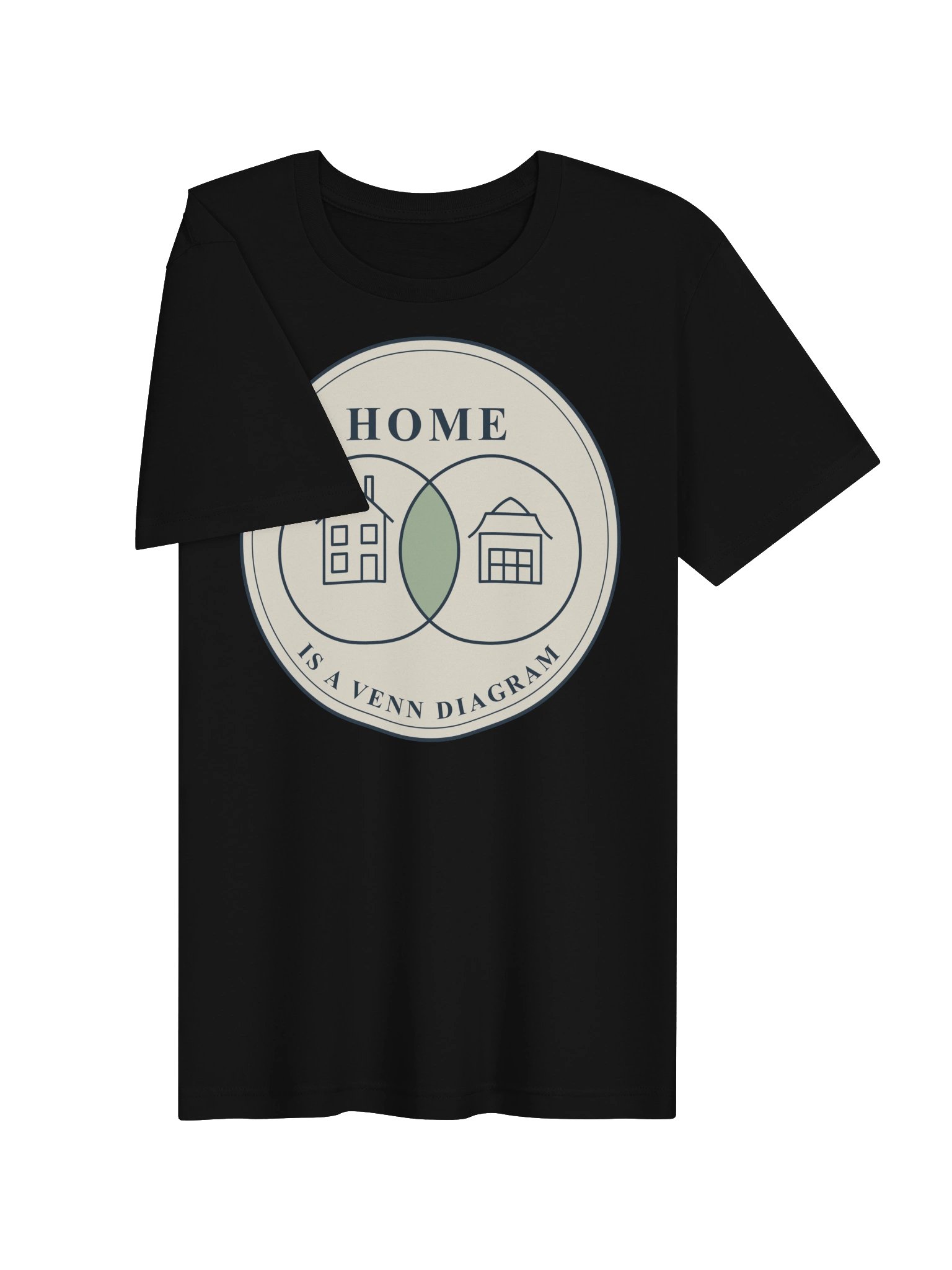 Home Is a Venn Diagram Tee (Cream Badge) product image (7)