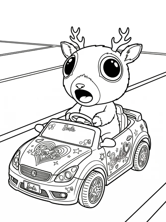 5 Free Baby Deer Coloring Pages! product image (3)