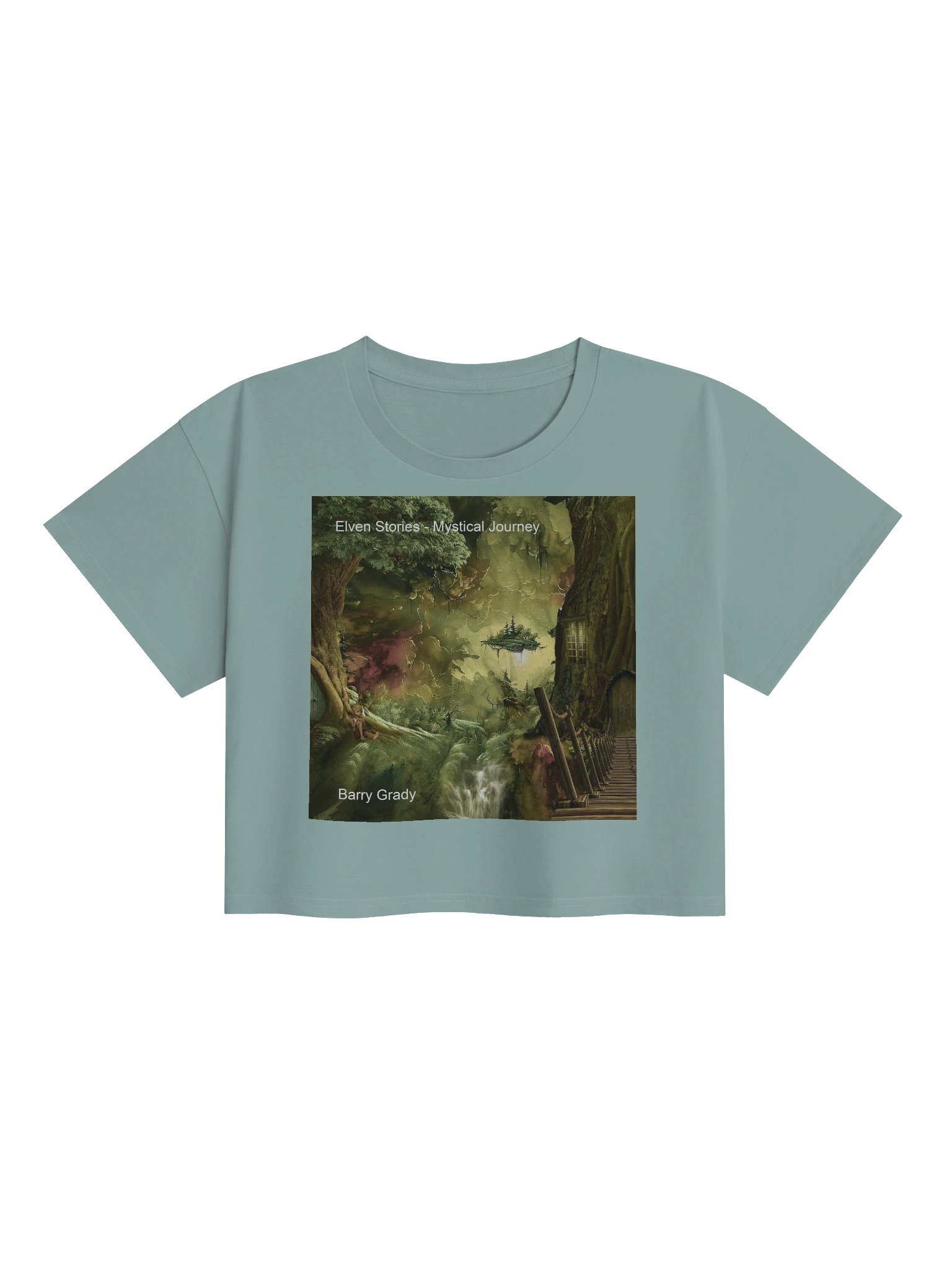 'Elven Stories - Mystical Journey' Crop Top product image (1)