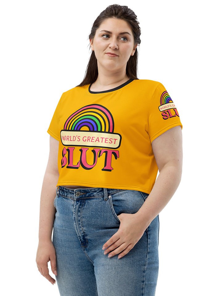 World's Greatest Slut crop tee product image (2)