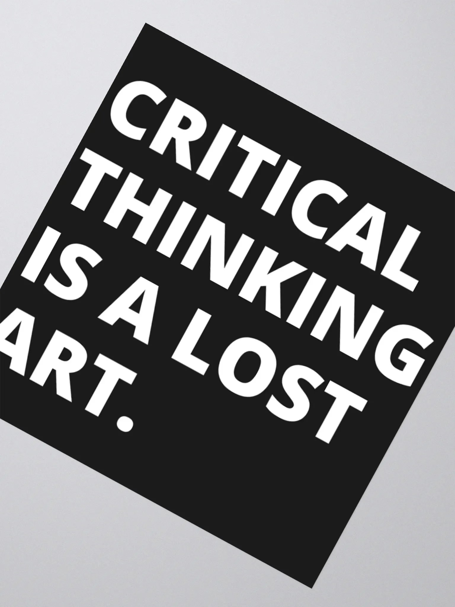 Critical Thinking Sticker. product image (5)
