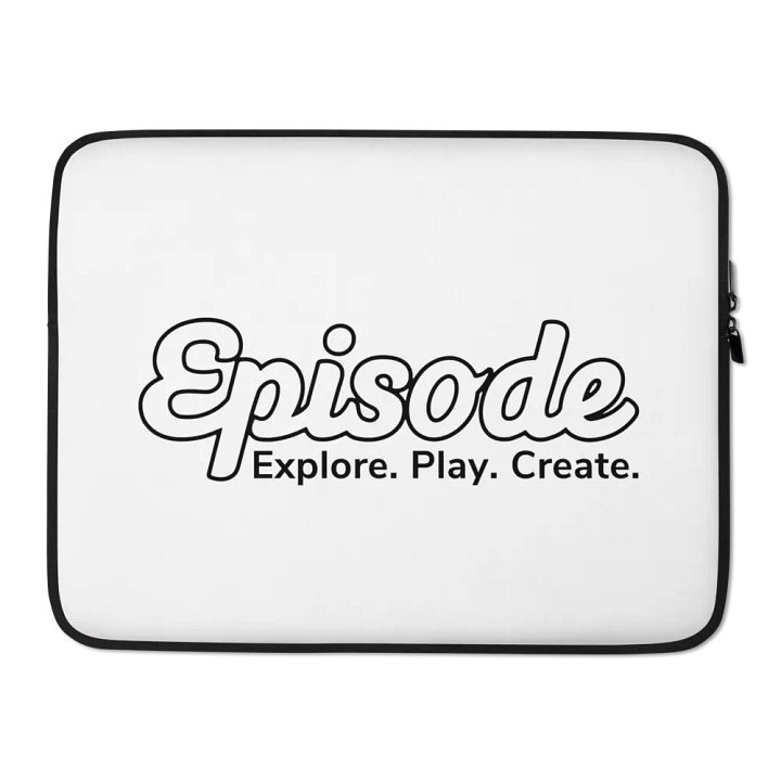 Episode Laptop Sleeve White With Logo product image (2)