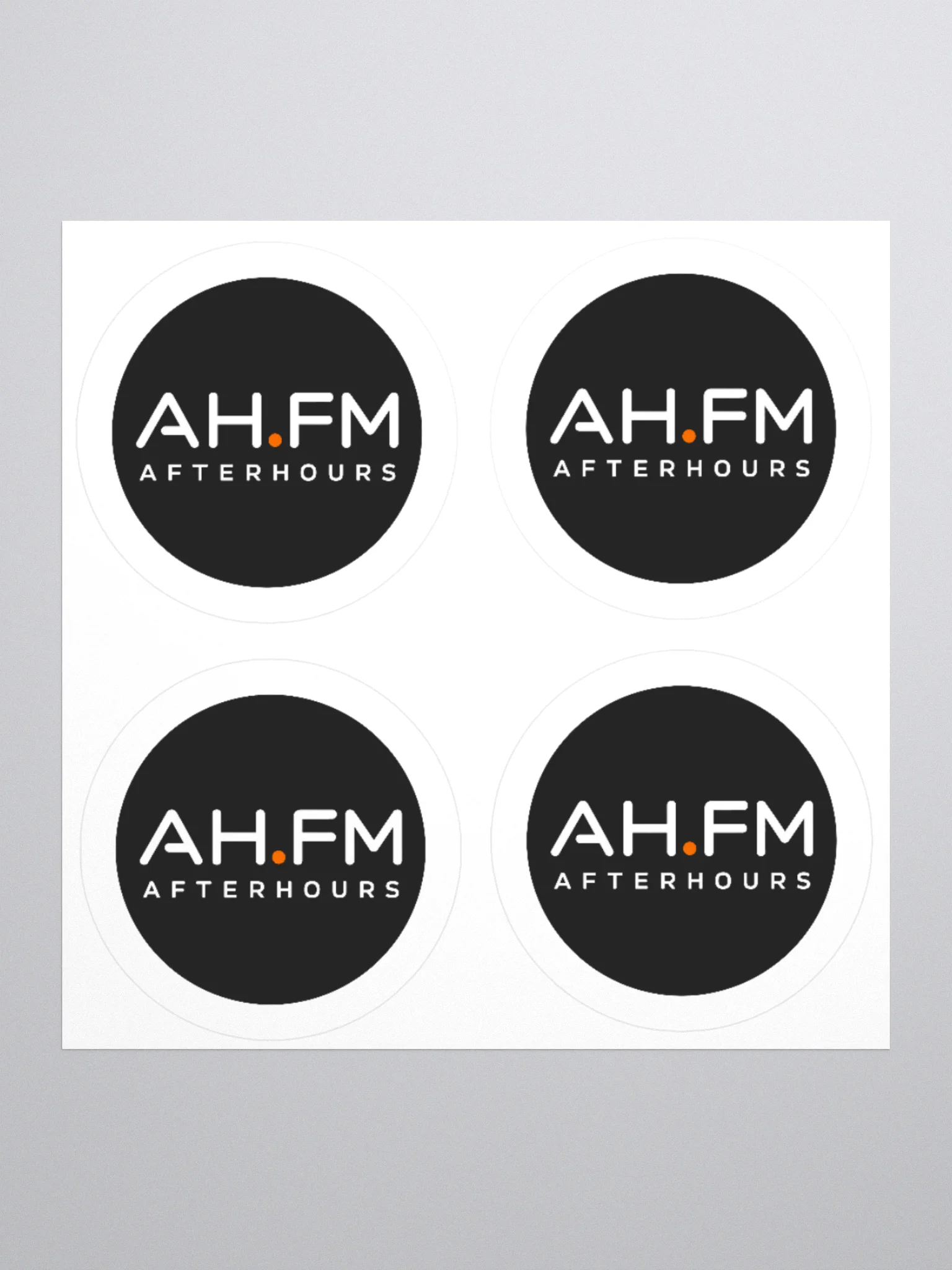 AH.FM Sticker badges product image (1)