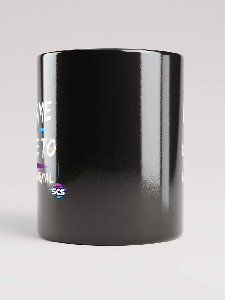 I COME HERE TO FEEL NORMAL BLACK GLOSSY MUG product image (2)