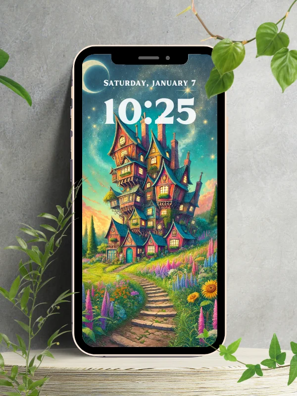 Magical Locations Fantasy Illustration Phone Wallpaper 4K Quality Bundle for Android and IOS product image (5)