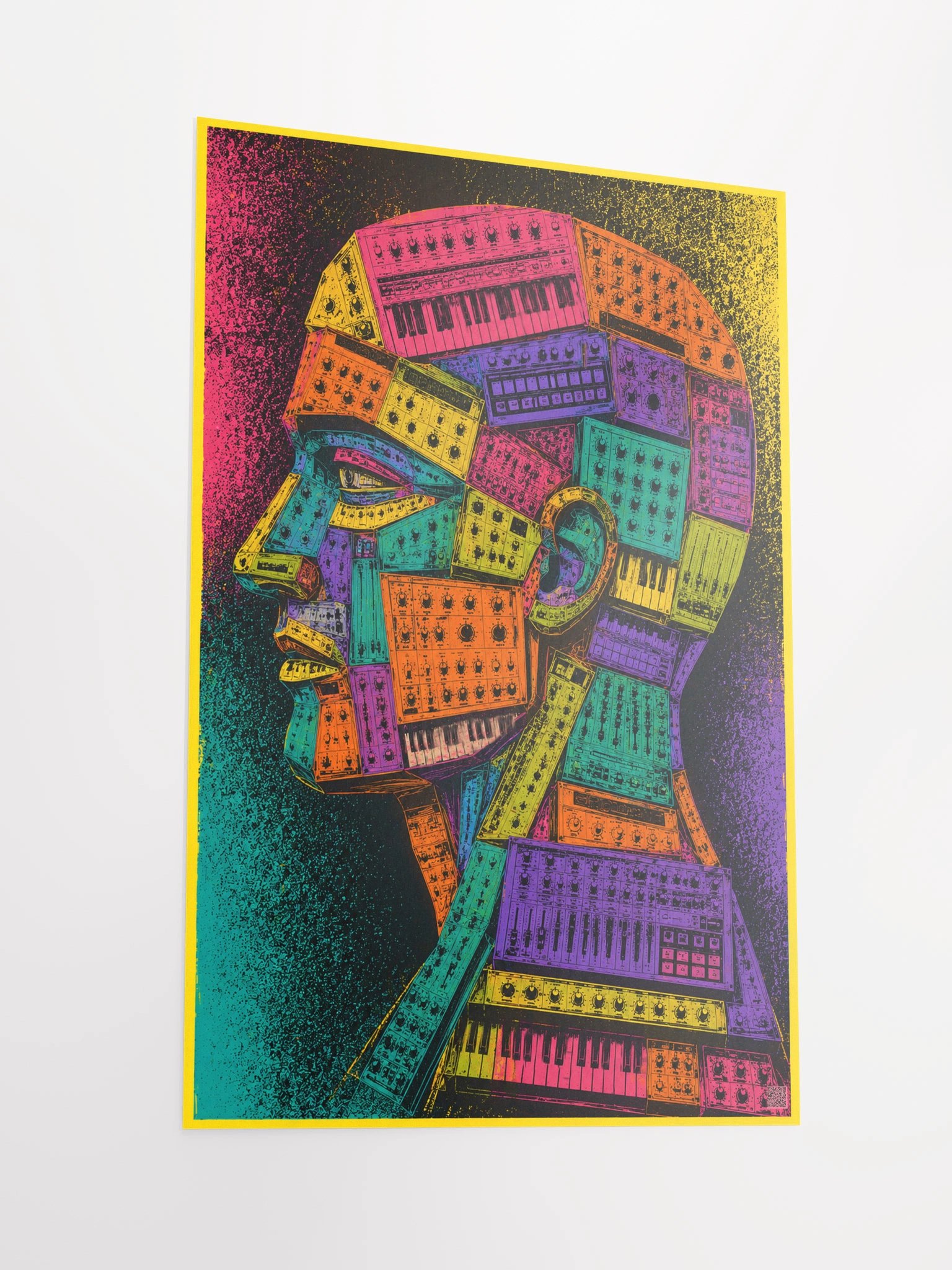 THE MODULAR MIND II, by Frank Fonik, Techno EDM Matte Paper Poster product image (1)