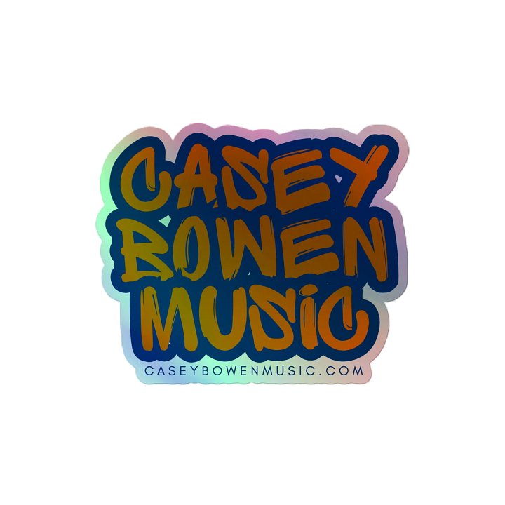 Casey Bowen Music - Holographic Sticker product image (2)