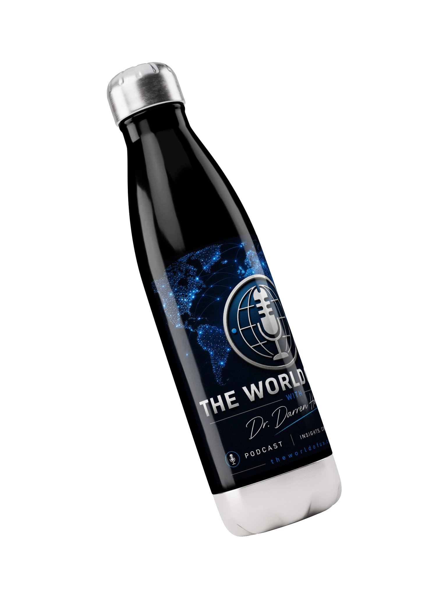 World of UX™ Podcast Cover Water Bottle product image (3)