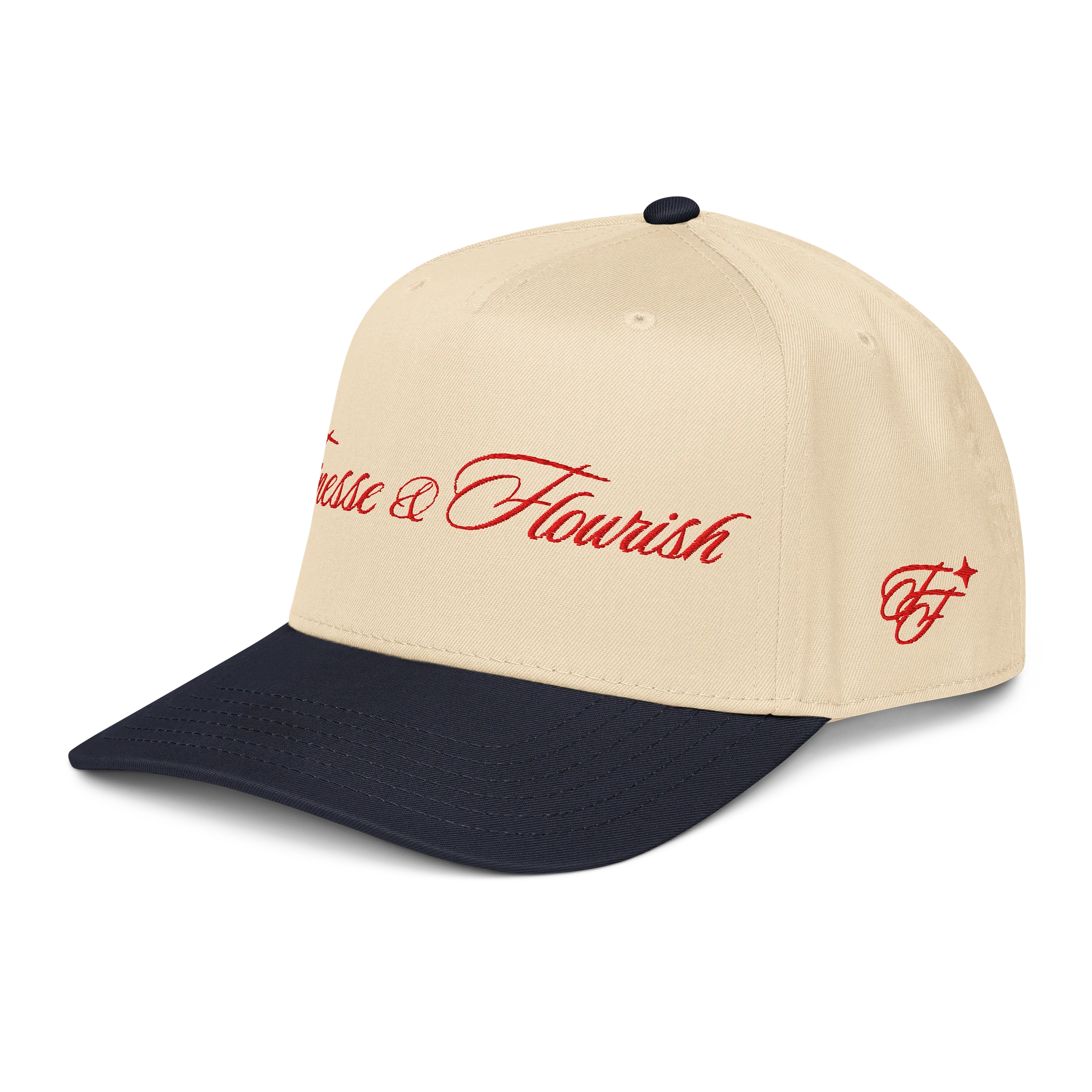 F&F Script Mid-Profile Baseball Cap USA (RED) product image (3)