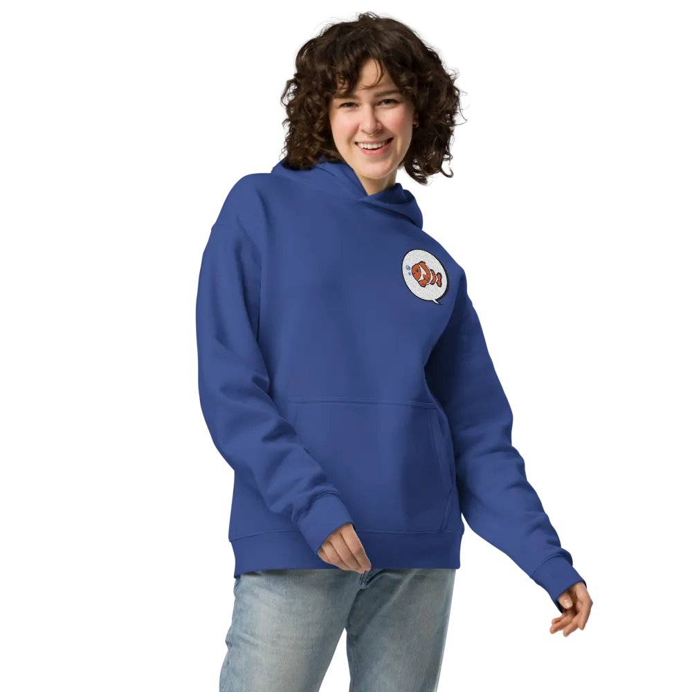 Clownfish TV Embroidered Unisex Oversized Hoodie product image (13)